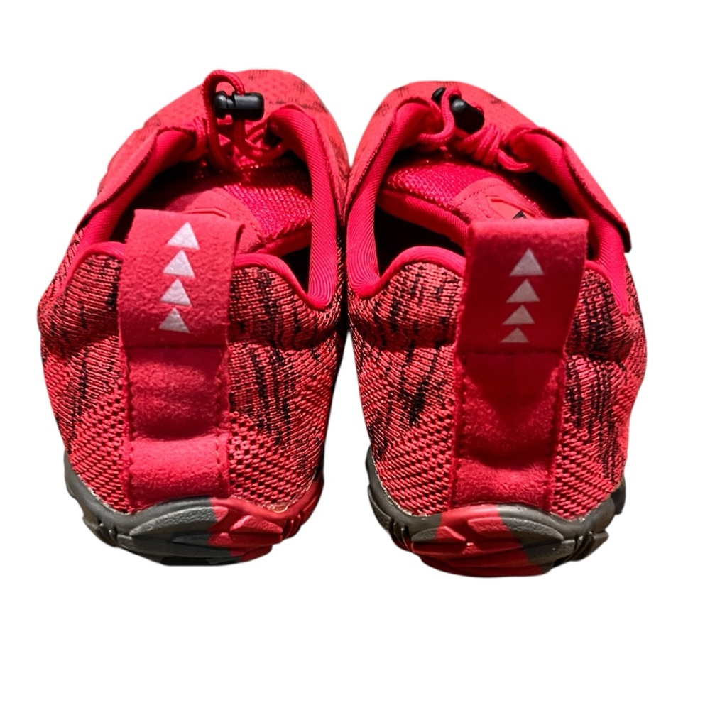 Vibram Women’s Red Black Trail Running Minimal Shoes Size US 6.5  37 - Picture 3 of 9